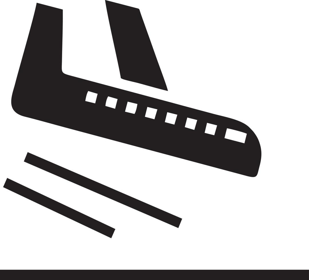 Flugzeug Symbol Symbol Bild Vektor, Illustration von das Flug Luftfahrt im schwarz Bild. eps 10 vektor