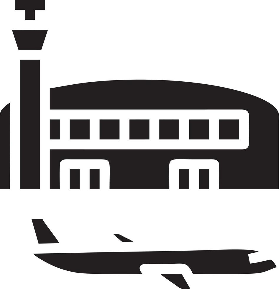 Flugzeug Symbol Symbol Bild Vektor, Illustration von das Flug Luftfahrt im schwarz Bild. eps 10 vektor