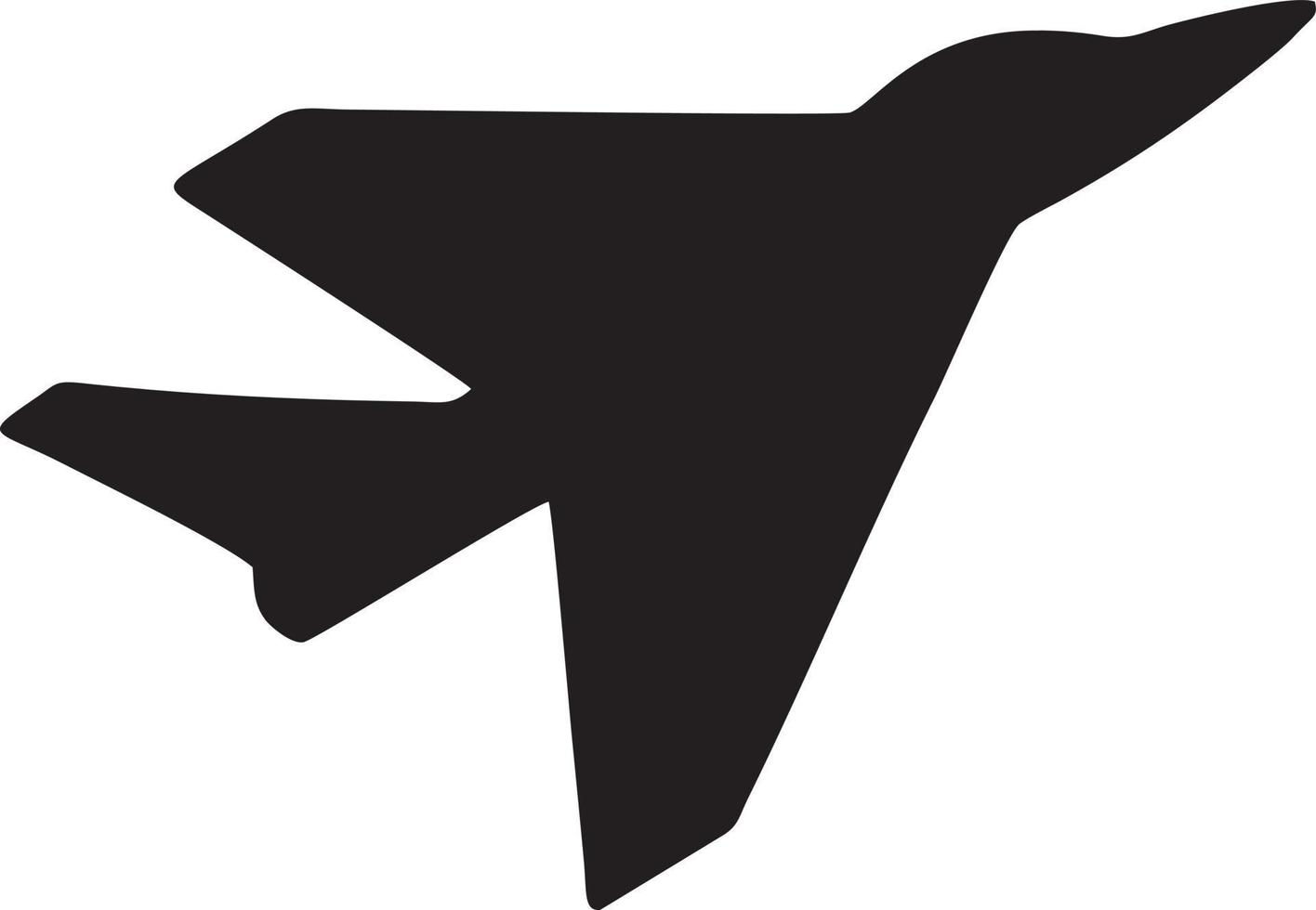 Flugzeug Symbol Symbol Bild Vektor, Illustration von das Flug Luftfahrt im schwarz Bild. eps 10 vektor