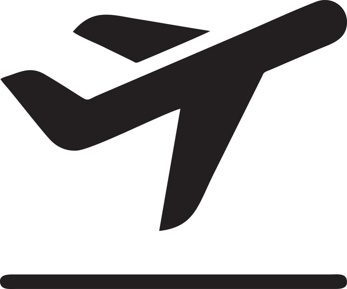 Flugzeug Symbol Symbol Bild Vektor, Illustration von das Flug Luftfahrt im schwarz Bild. eps 10 vektor