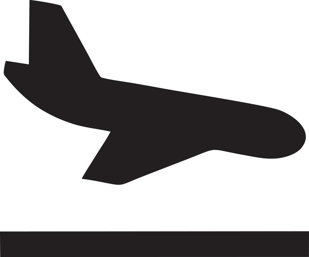 Flugzeug Symbol Symbol Bild Vektor, Illustration von das Flug Luftfahrt im schwarz Bild. eps 10 vektor