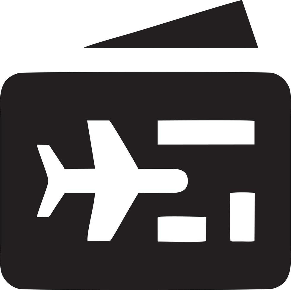 Flugzeug Symbol Symbol Bild Vektor, Illustration von das Flug Luftfahrt im schwarz Bild. eps 10 vektor