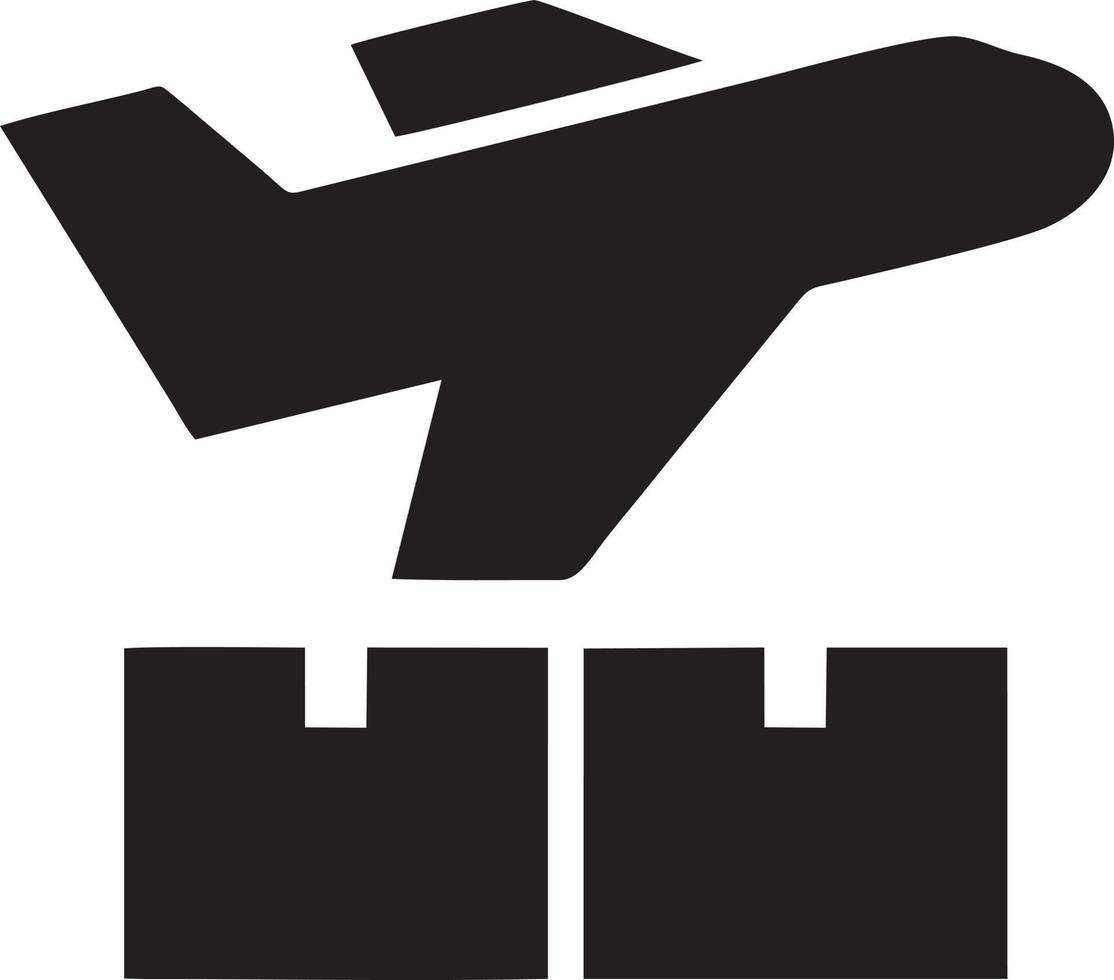 Flugzeug Symbol Symbol Bild Vektor, Illustration von das Flug Luftfahrt im schwarz Bild. eps 10 vektor