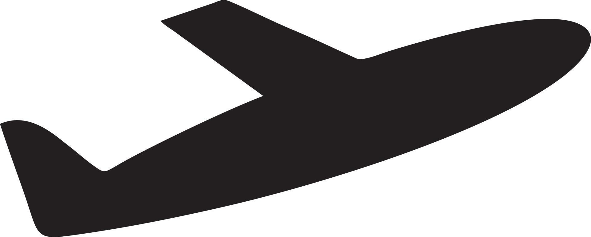 plan ikon symbol bild vektor, illustration av de flyg flyg i svart bild. eps 10 vektor