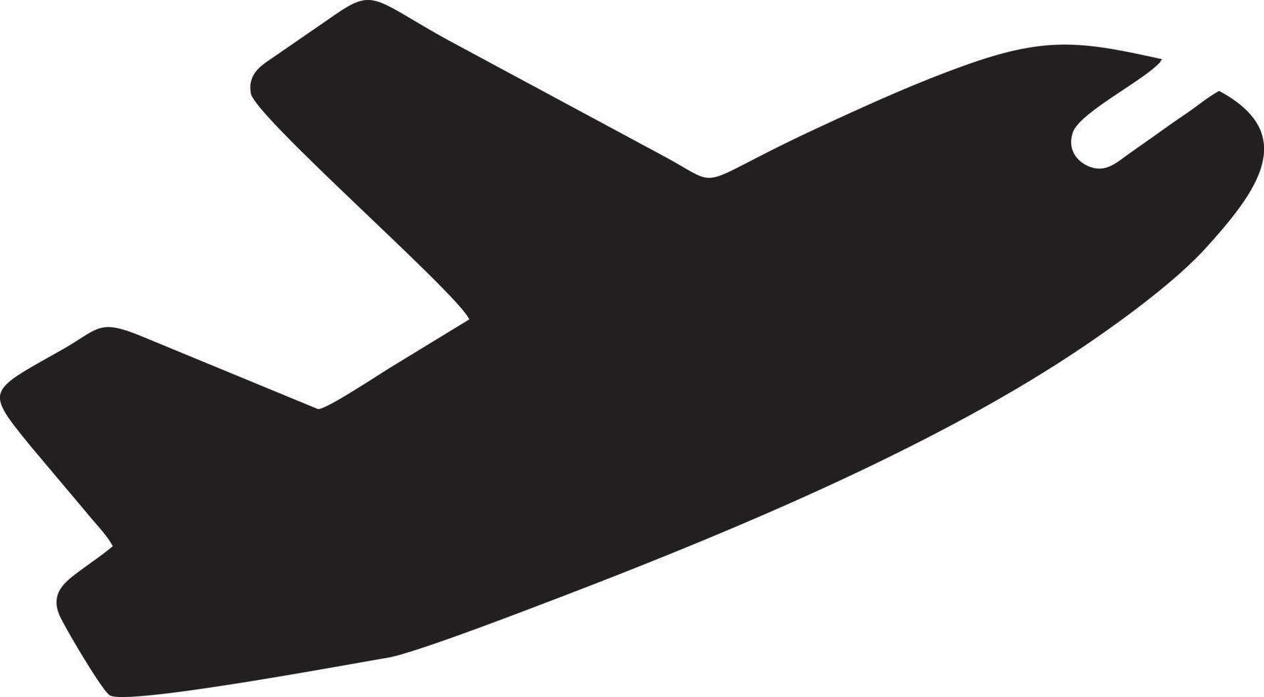 Flugzeug Symbol Symbol Bild Vektor, Illustration von das Flug Luftfahrt im schwarz Bild. eps 10 vektor