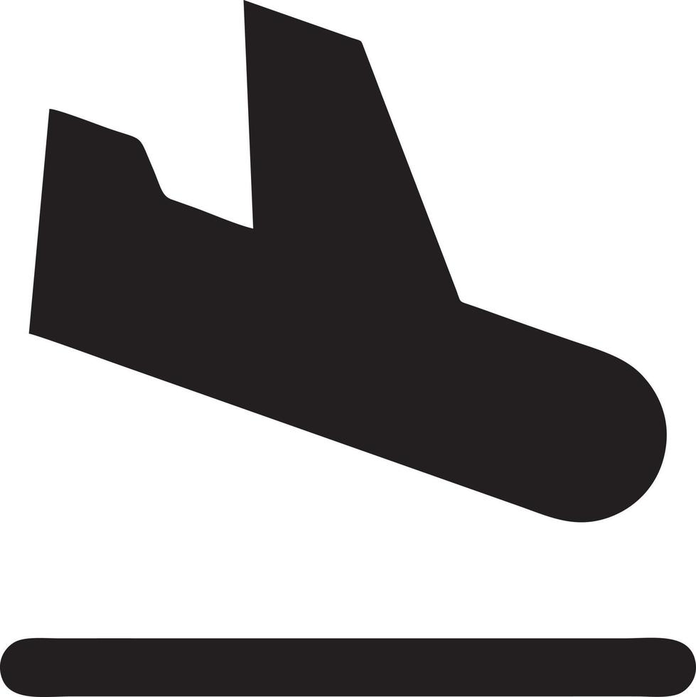 Flugzeug Symbol Symbol Bild Vektor, Illustration von das Flug Luftfahrt im schwarz Bild. eps 10 vektor