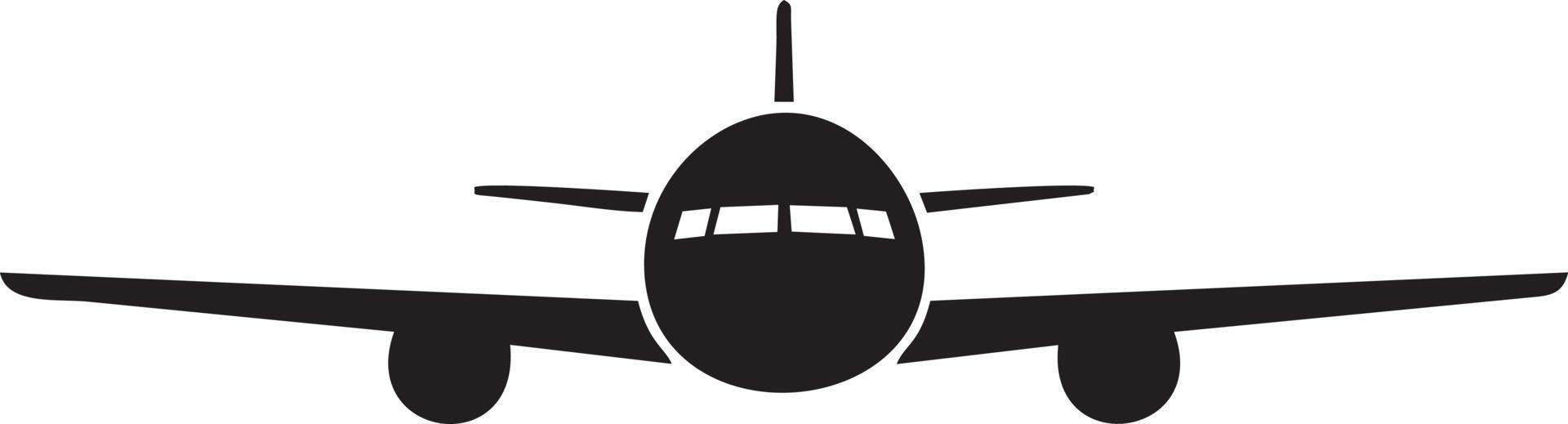 Flugzeug Symbol Symbol Bild Vektor, Illustration von das Flug Luftfahrt im schwarz Bild. eps 10 vektor