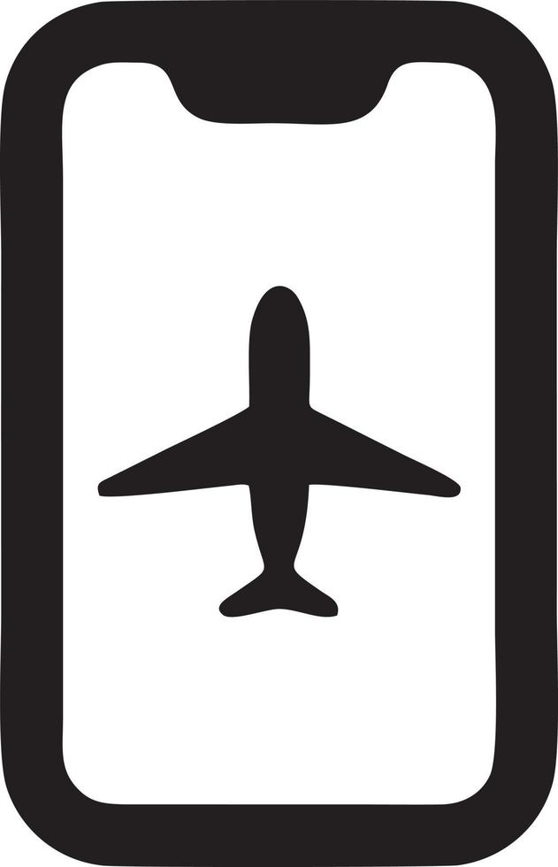 Flugzeug Symbol Symbol Bild Vektor, Illustration von das Flug Luftfahrt im schwarz Bild. eps 10 vektor