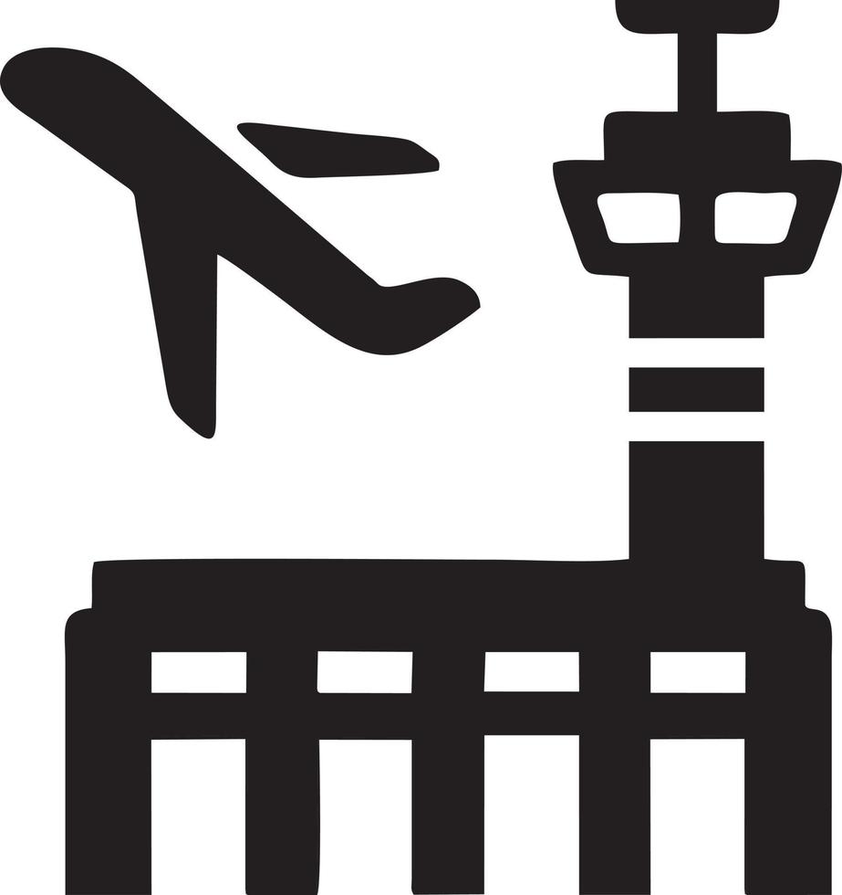 Flugzeug Symbol Symbol Bild Vektor, Illustration von das Flug Luftfahrt im schwarz Bild. eps 10 vektor