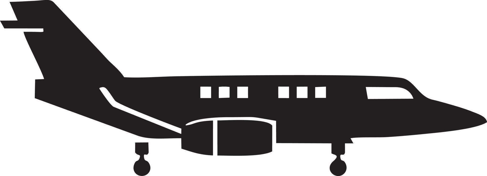 Flugzeug Symbol Symbol Bild Vektor, Illustration von das Flug Luftfahrt im schwarz Bild. eps 10 vektor