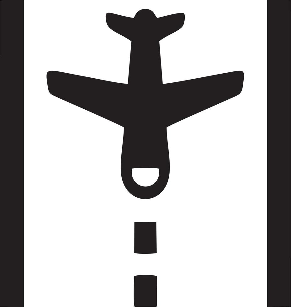 Flugzeug Symbol Symbol Bild Vektor, Illustration von das Flug Luftfahrt im schwarz Bild. eps 10 vektor