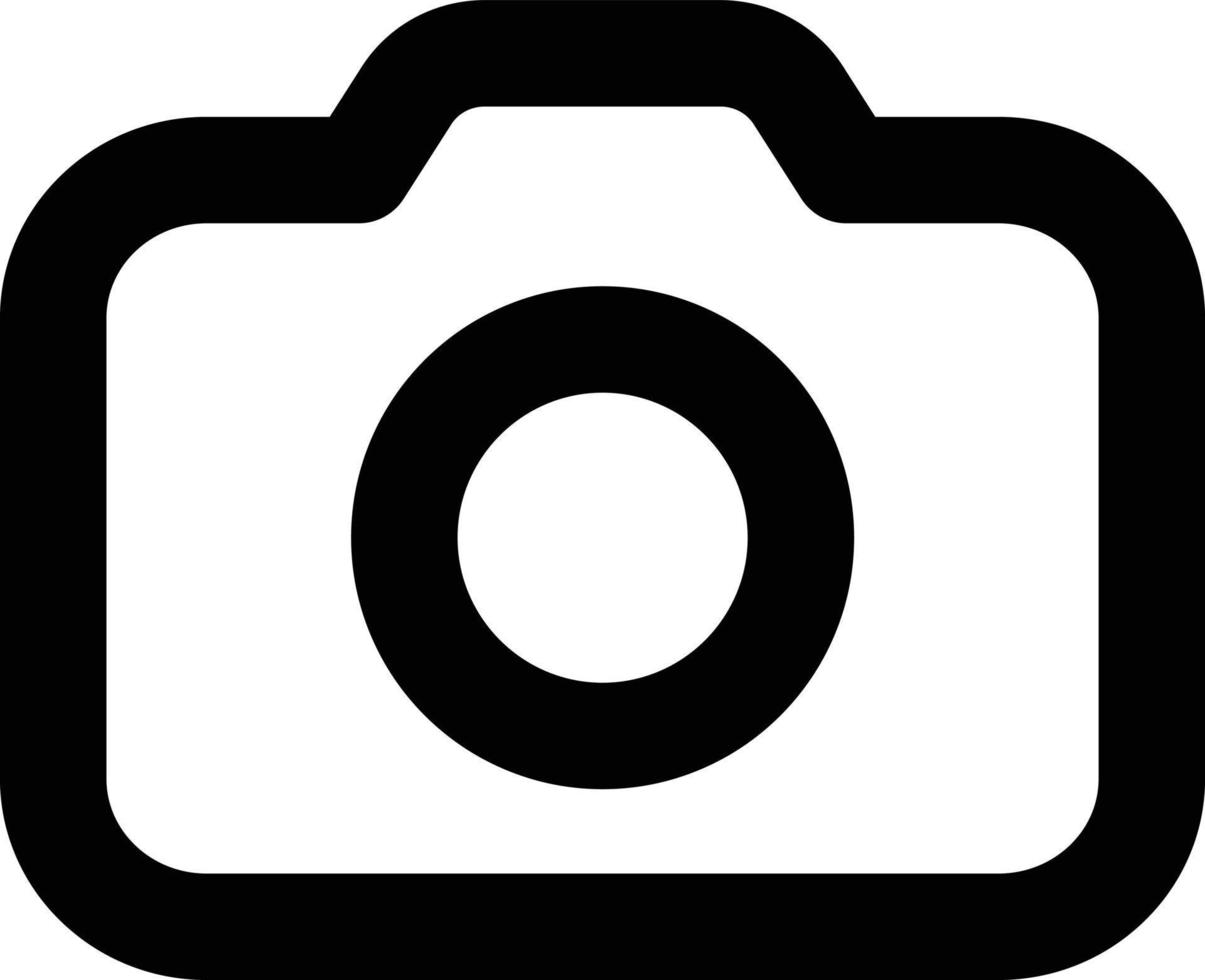 kamera ikon . kamera fotografi ikon vektor isolerat på vit bakgrund