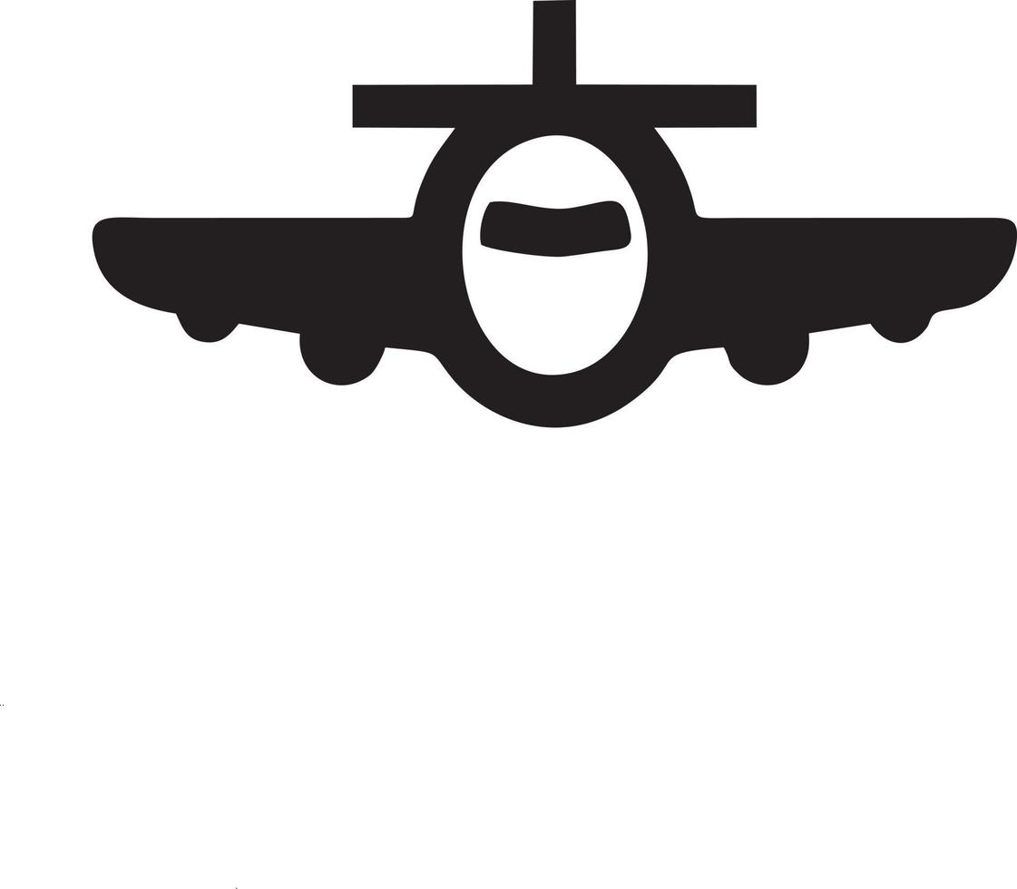 Flugzeug Symbol Symbol Bild Vektor, Illustration von das Flug Luftfahrt im schwarz Bild. eps 10 vektor