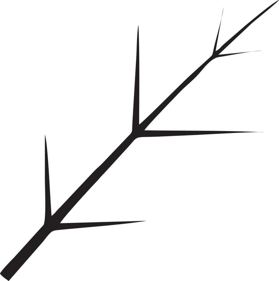 Baum Symbol Symbol Bild Vektor, Illustration von das Baum Botanik im schwarz Bild vektor