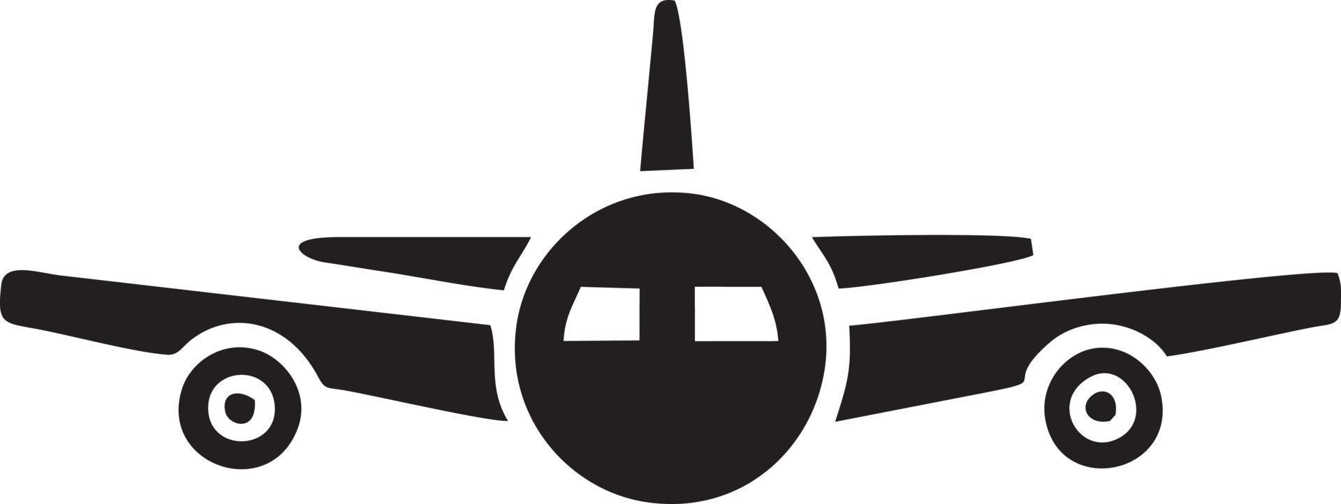 Flugzeug Symbol Symbol Bild Vektor, Illustration von das Flug Luftfahrt im schwarz Bild. eps 10 vektor