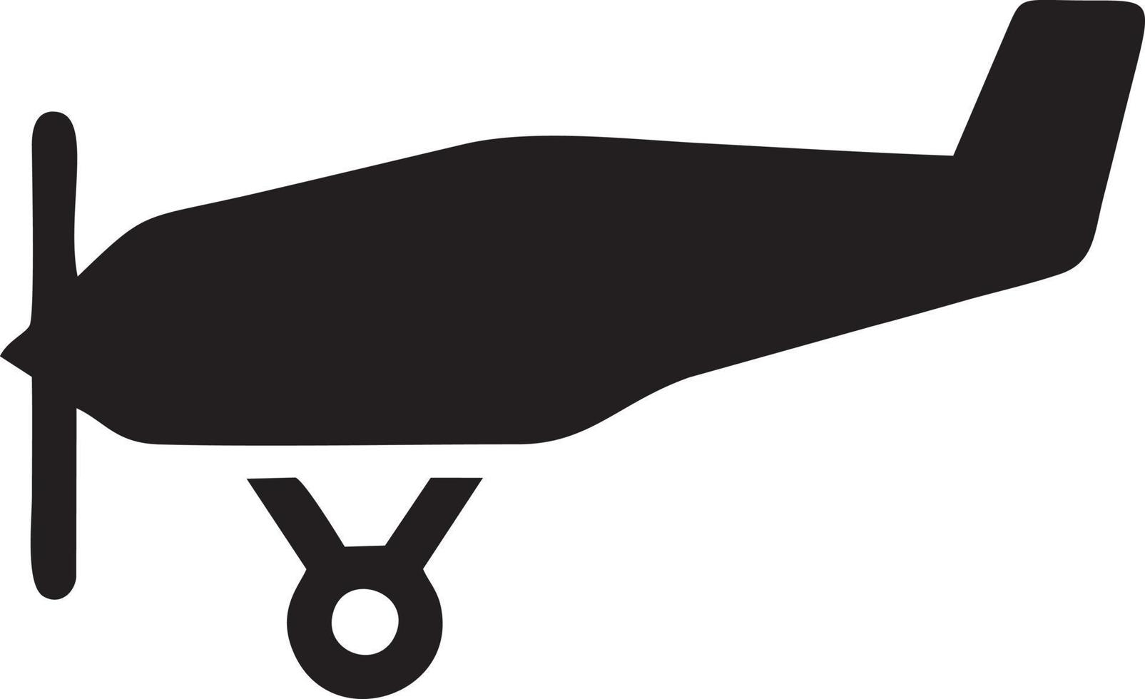 Flugzeug Symbol Symbol Bild Vektor, Illustration von das Flug Luftfahrt im schwarz Bild. eps 10 vektor