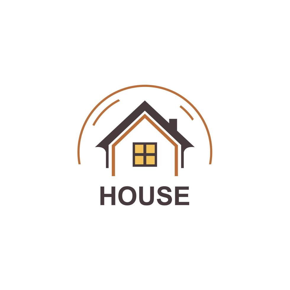 Zuhause Immobilien Unternehmen Logo vektor