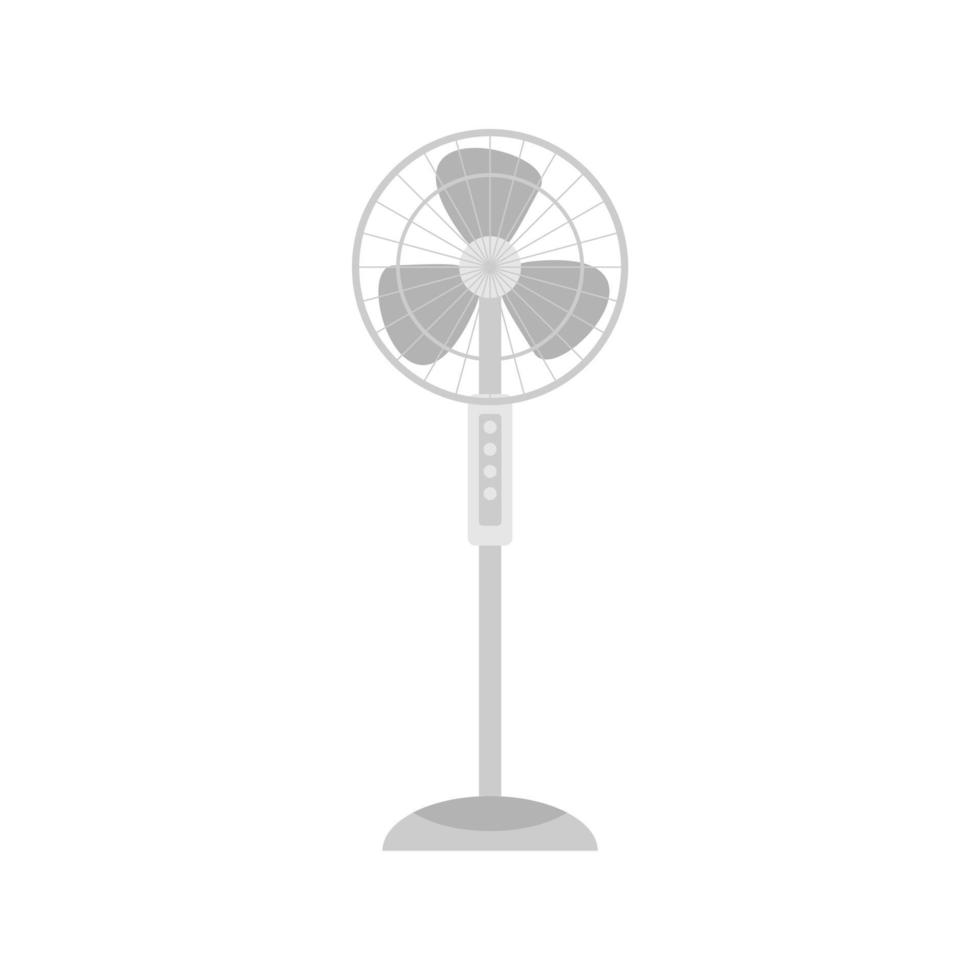 elektrisch Ventilator eben Design Vektor Illustration isoliert auf Weiß Hintergrund