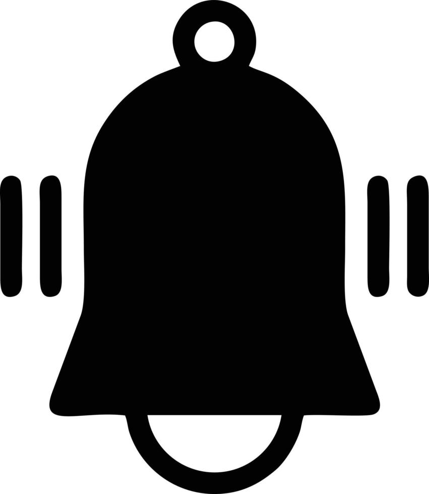 Glocke Benachrichtigung Symbol Symbol Vektor Bild. Illustration von das Alarm warnen Symbol im eps 10