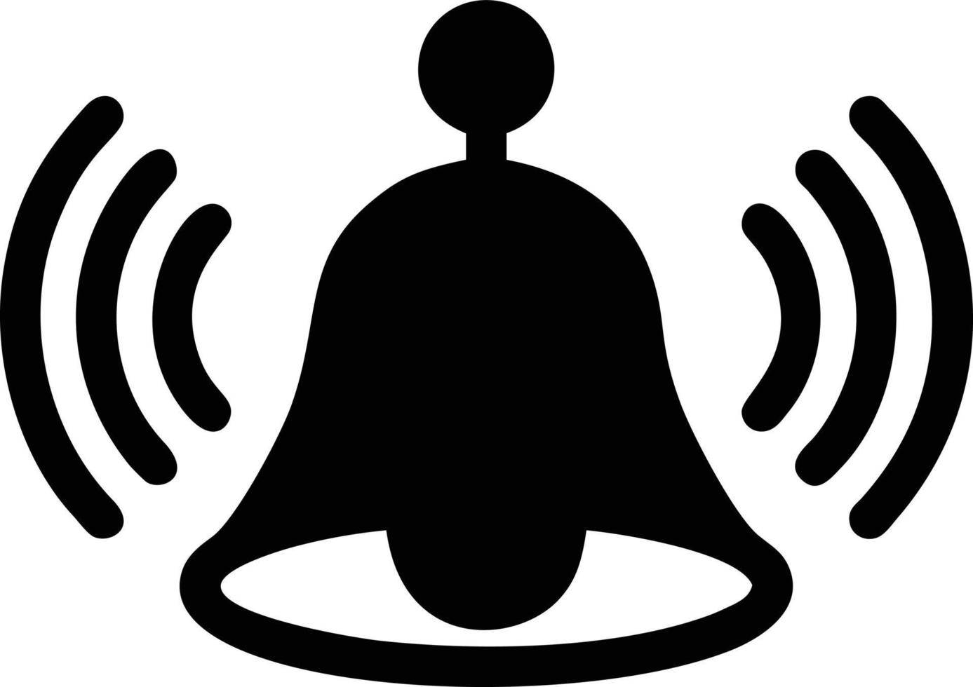 Glocke Benachrichtigung Symbol Symbol Vektor Bild. Illustration von das Alarm warnen Symbol im eps 10