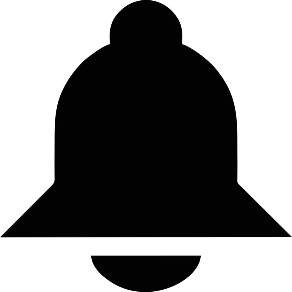 Glocke Benachrichtigung Symbol Symbol Vektor Bild. Illustration von das Alarm warnen Symbol im eps 10