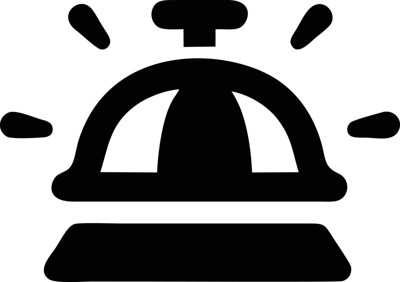 Glocke Benachrichtigung Symbol Symbol Vektor Bild. Illustration von das Alarm warnen Symbol im eps 10