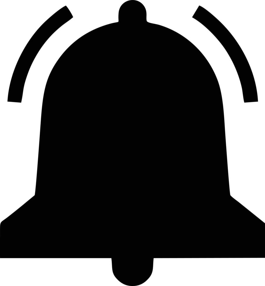 Glocke Benachrichtigung Symbol Symbol Vektor Bild. Illustration von das Alarm warnen Symbol im eps 10