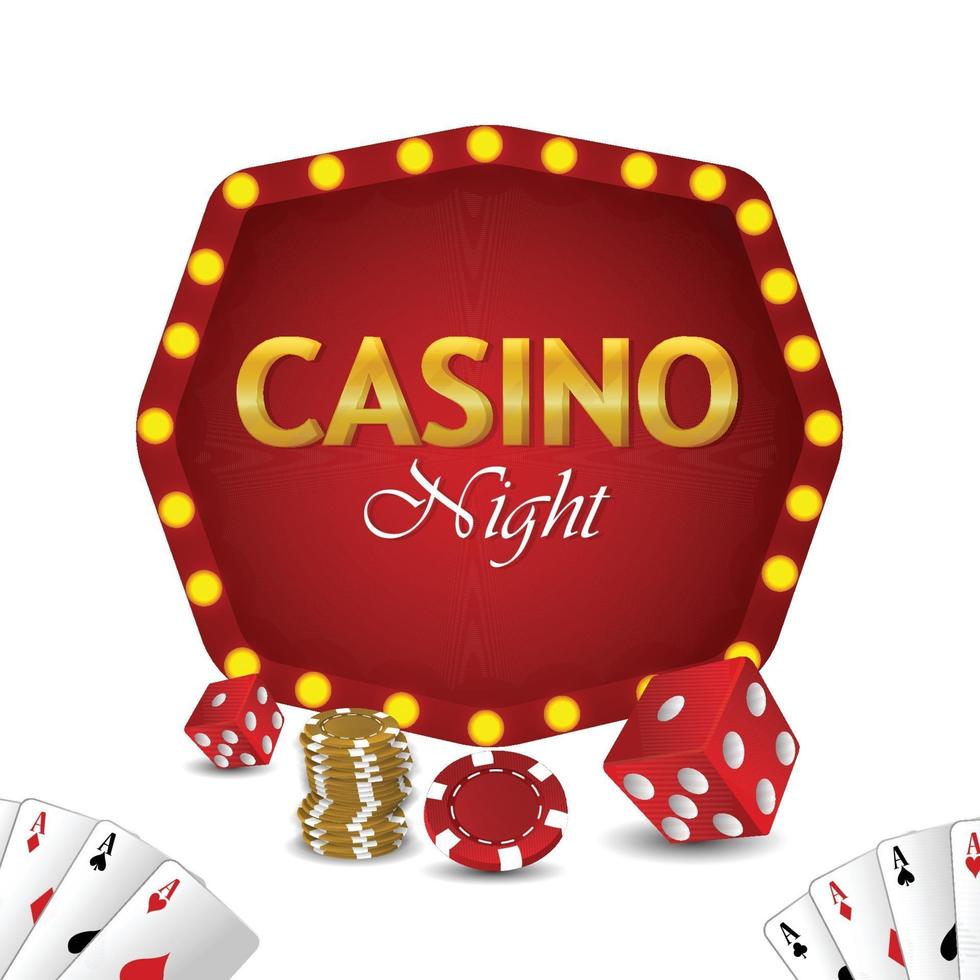 realistisk kasinoroulett med kasinomarker och hjul vektor