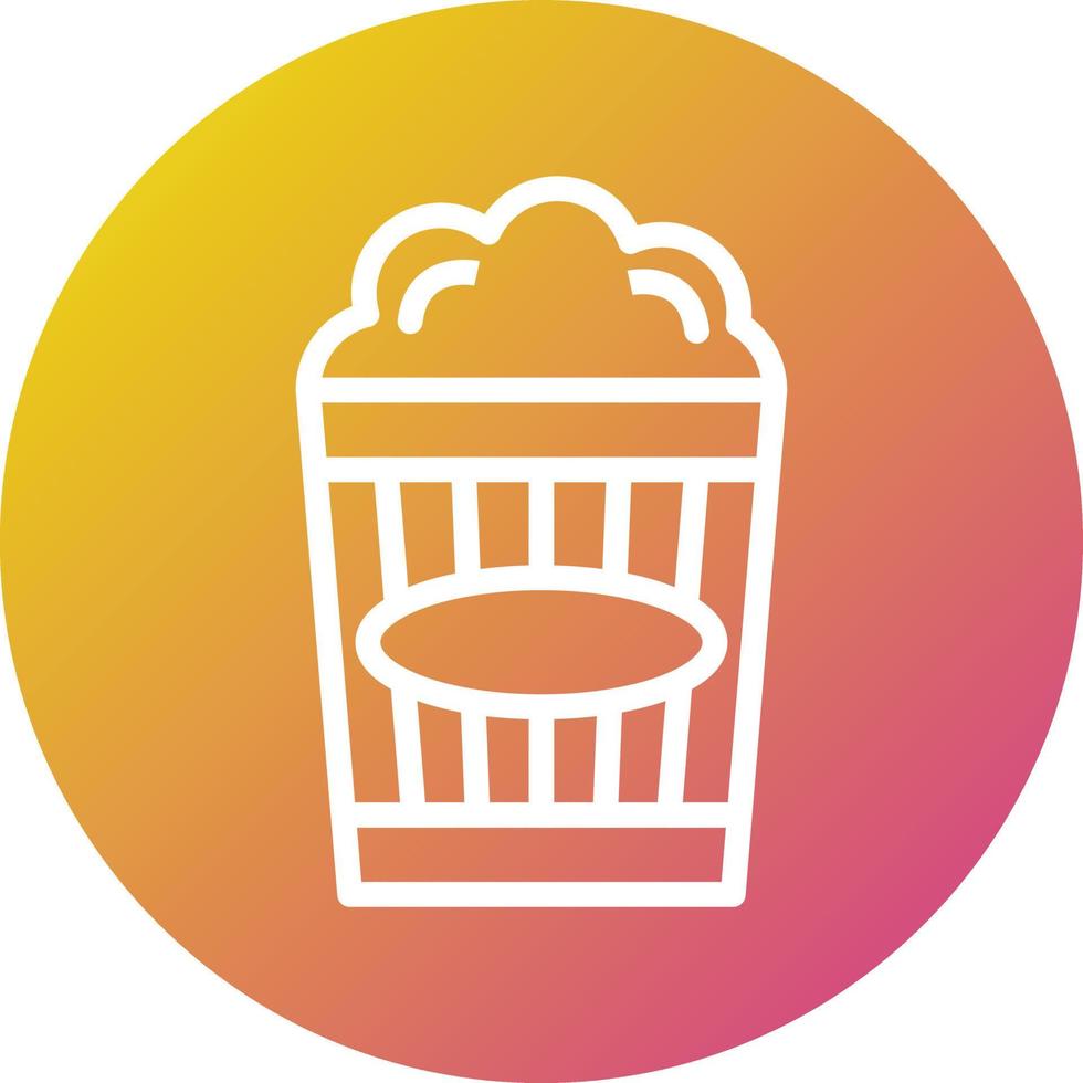 Popcorn-Vektor-Icon-Design-Illustration vektor