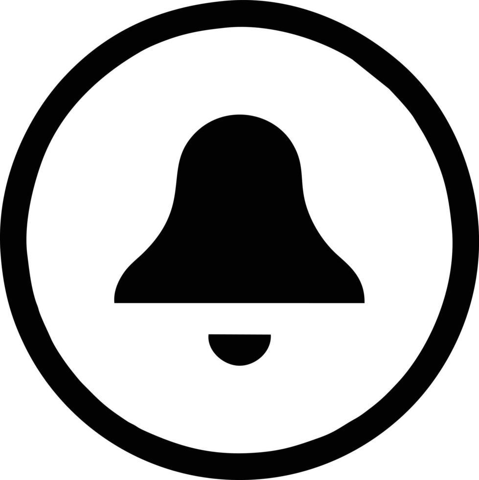 Glocke Benachrichtigung Symbol Symbol Vektor Bild. Illustration von das Alarm warnen Symbol im eps 10