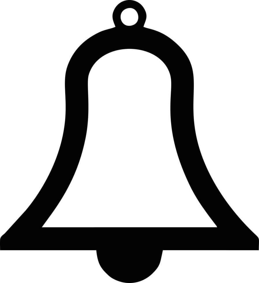 Glocke Benachrichtigung Symbol Symbol Vektor Bild. Illustration von das Alarm warnen Symbol im eps 10