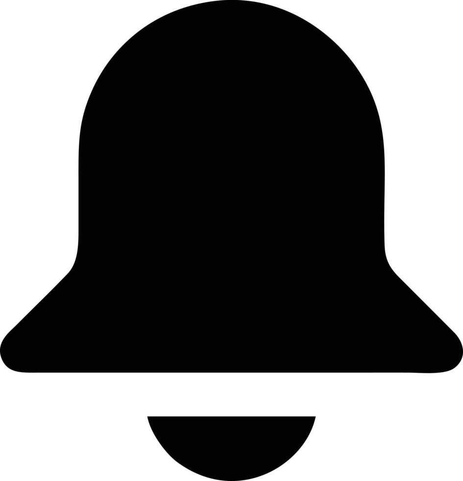 Glocke Benachrichtigung Symbol Symbol Vektor Bild. Illustration von das Alarm warnen Symbol im eps 10