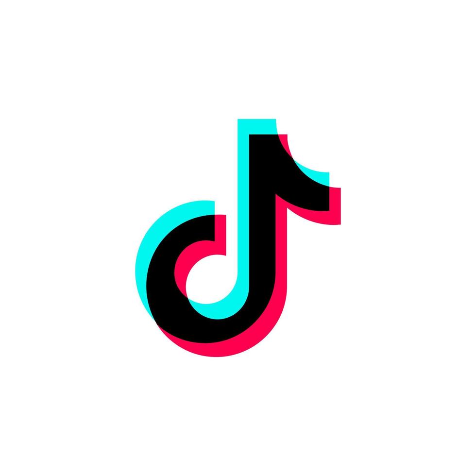 tik tok logotyp för några syften vektor