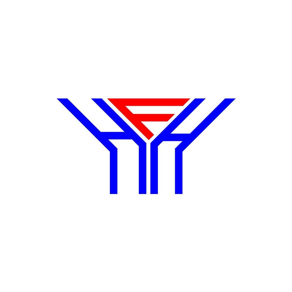 hfh brev logotyp kreativ design med vektor grafisk, hfh enkel och modern logotyp.