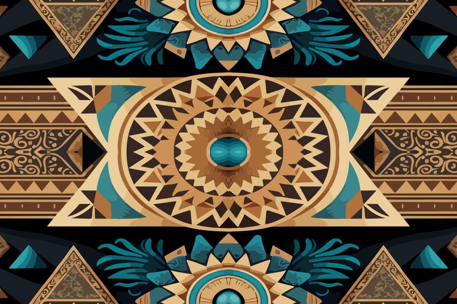 egyptisk geometri mönster gammal gammal bakgrund. abstrakt traditionell folk antik stam- etnisk grafisk linje. utsmyckad elegant lyx årgång retro stil. textur textil- tyg etnisk egypten mönster vektor