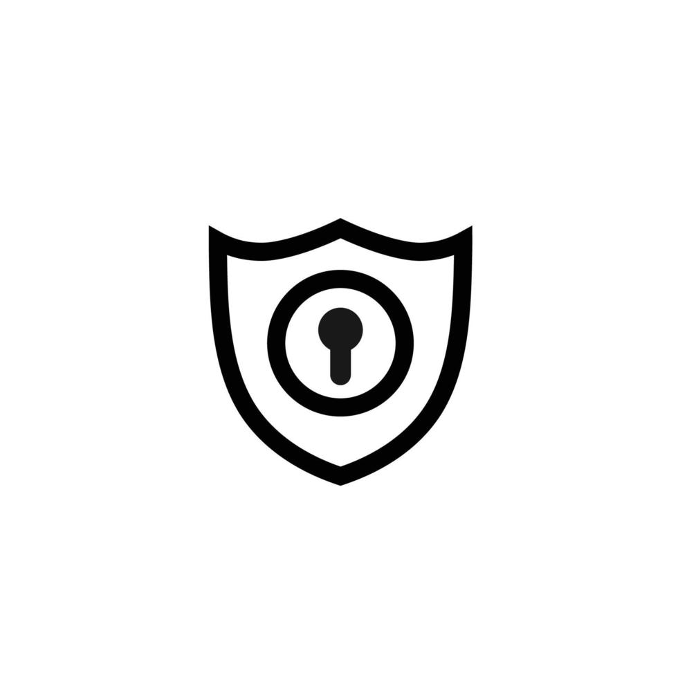 Sicherheit Logo Technologie Unternehmen, Schild Sicherheit Daten vektor