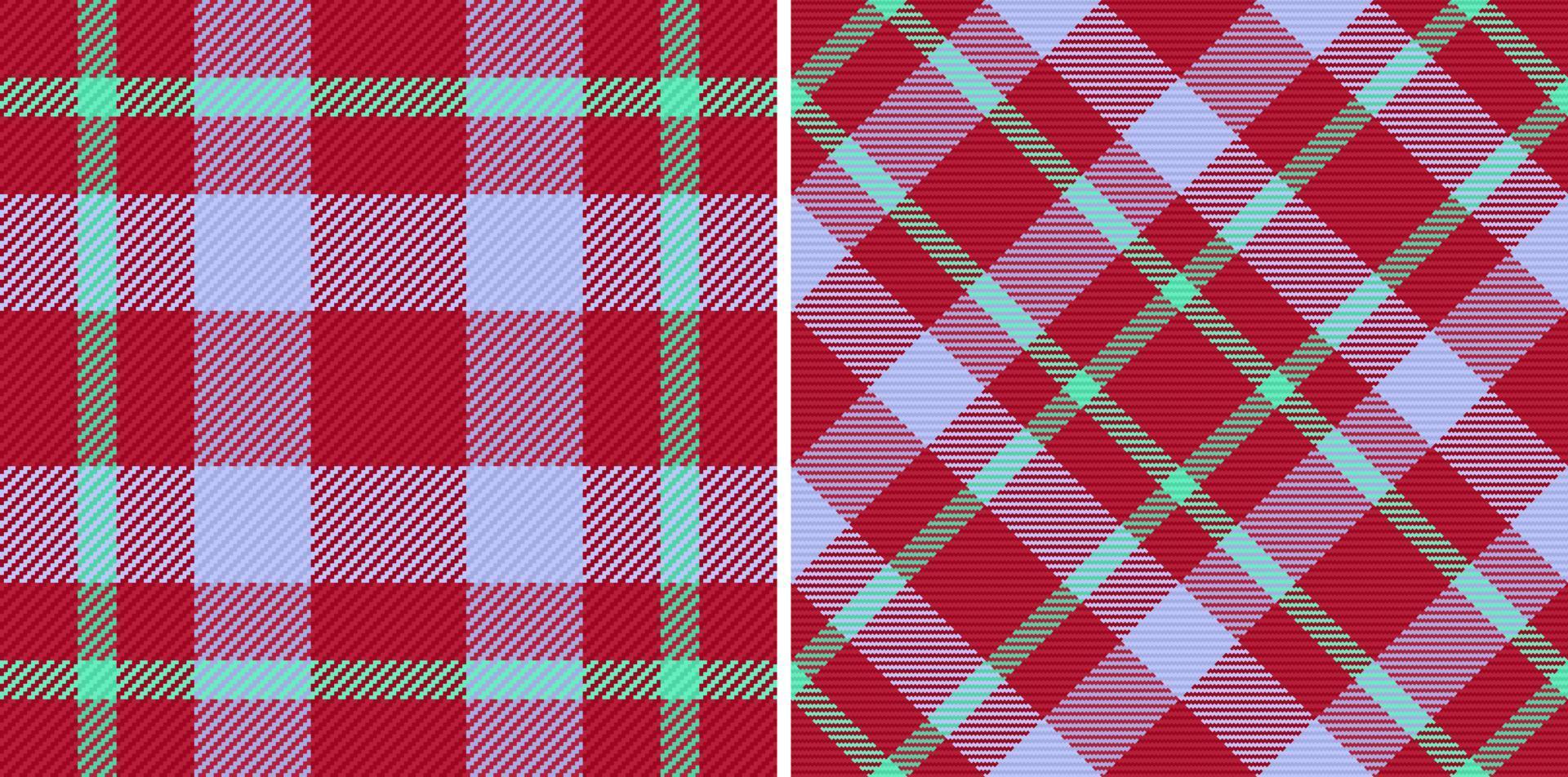 Hintergrund Textil- Stoff. prüfen Textur Vektor. Plaid Tartan nahtlos Muster. vektor