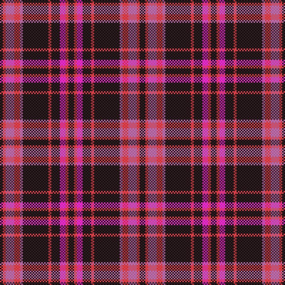 Textil- Textur Hintergrund. prüfen Stoff nahtlos. Tartan Plaid Muster Vektor. vektor