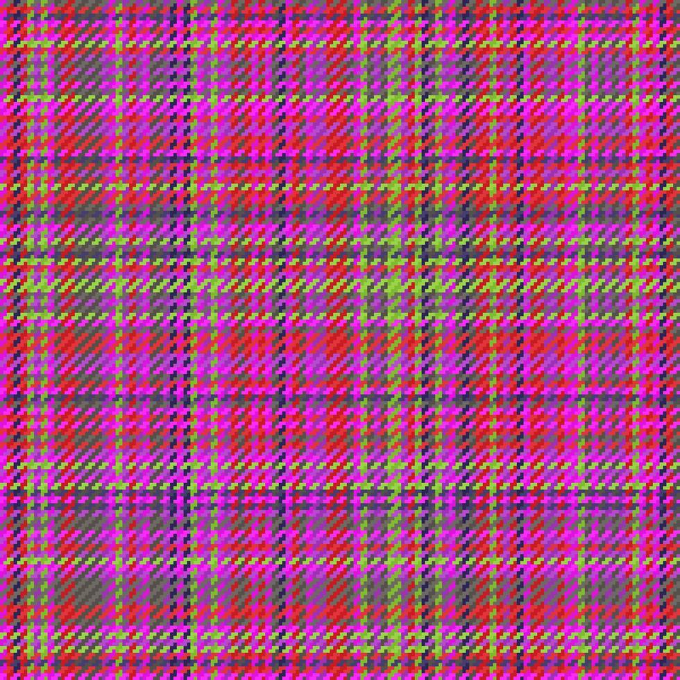 Textur Stoff Textil. Vektor nahtlos Schottenstoff. Plaid Hintergrund Muster überprüfen.