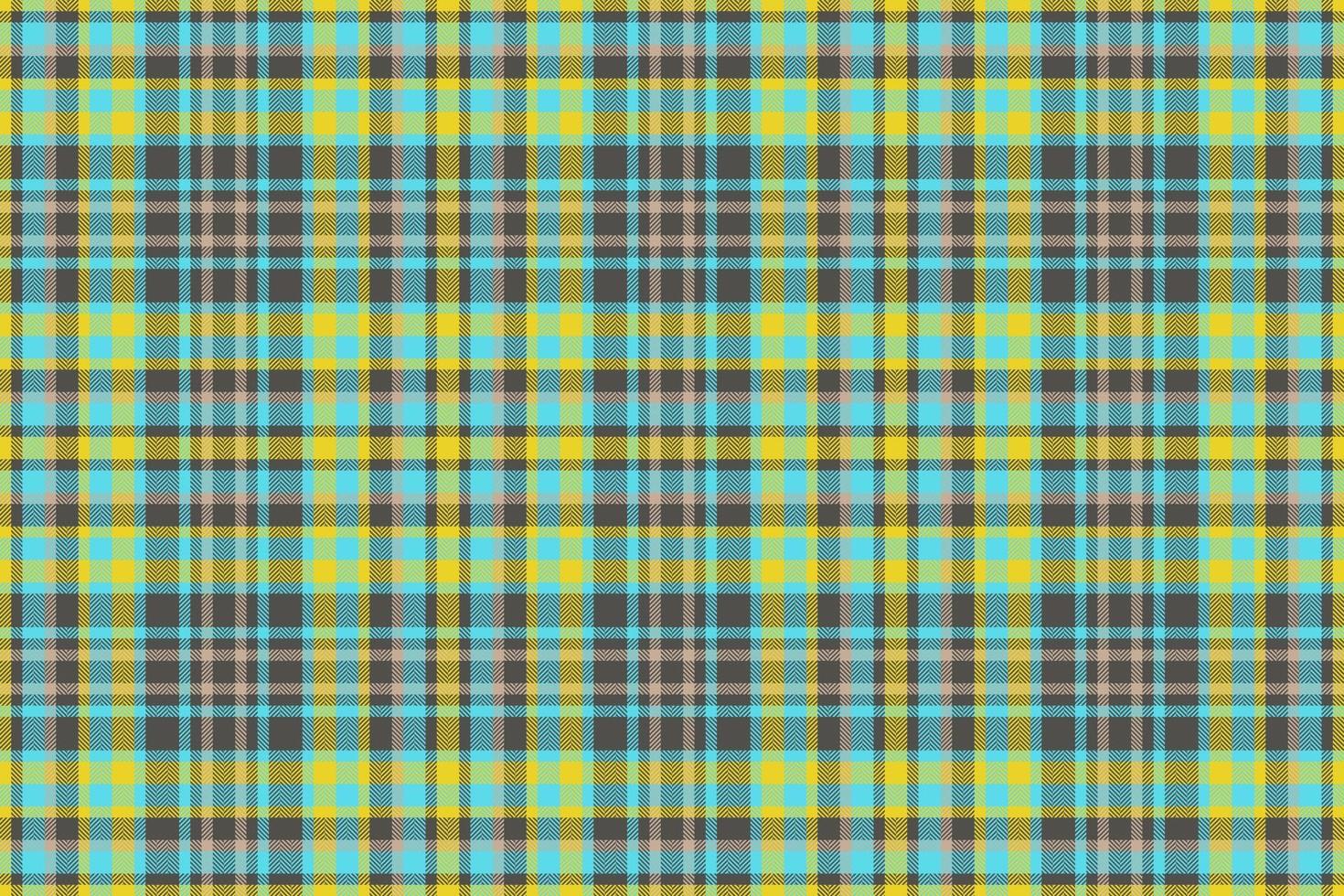 Stoff Textil- Vektor. Plaid Muster Textur. prüfen Hintergrund Tartan nahtlos. vektor