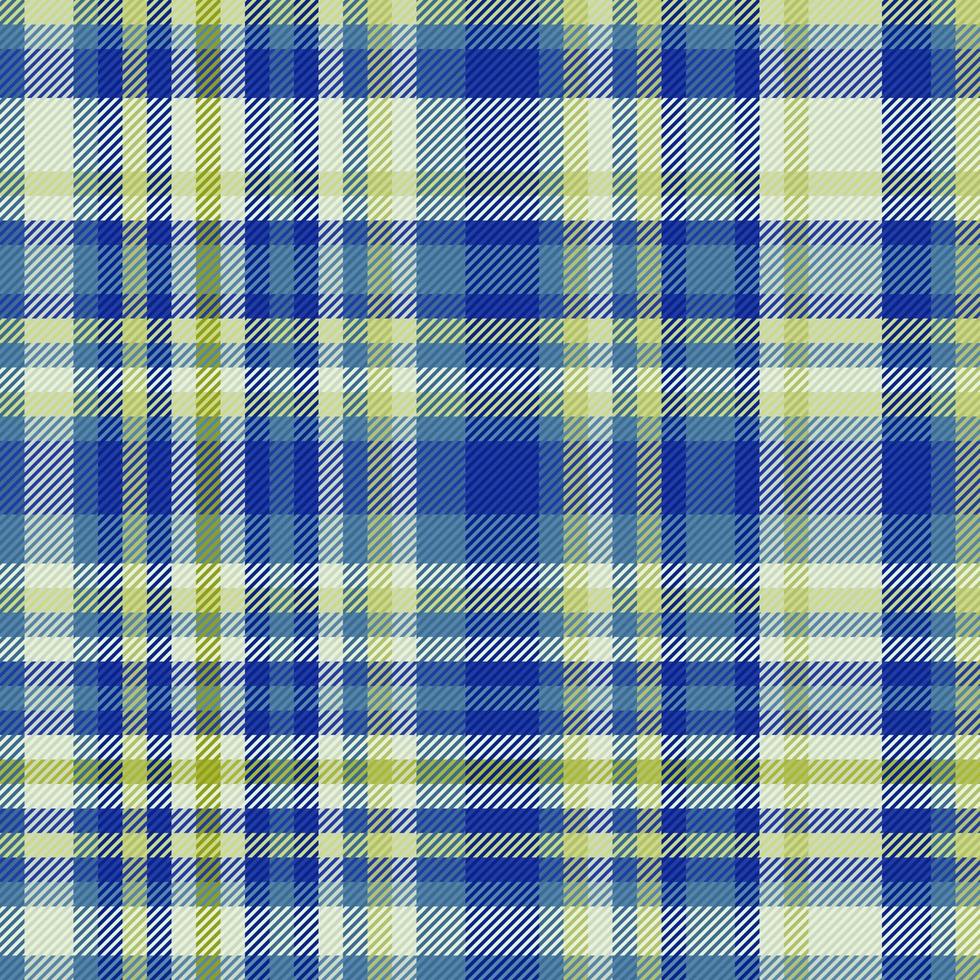 Hintergrund nahtlos überprüfen. Stoff Plaid Schottenstoff. Textil- Muster Textur Vektor. vektor