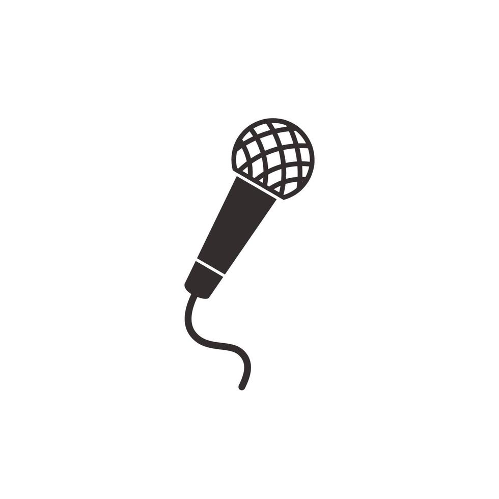 mikrofon ikon. vektor illustration