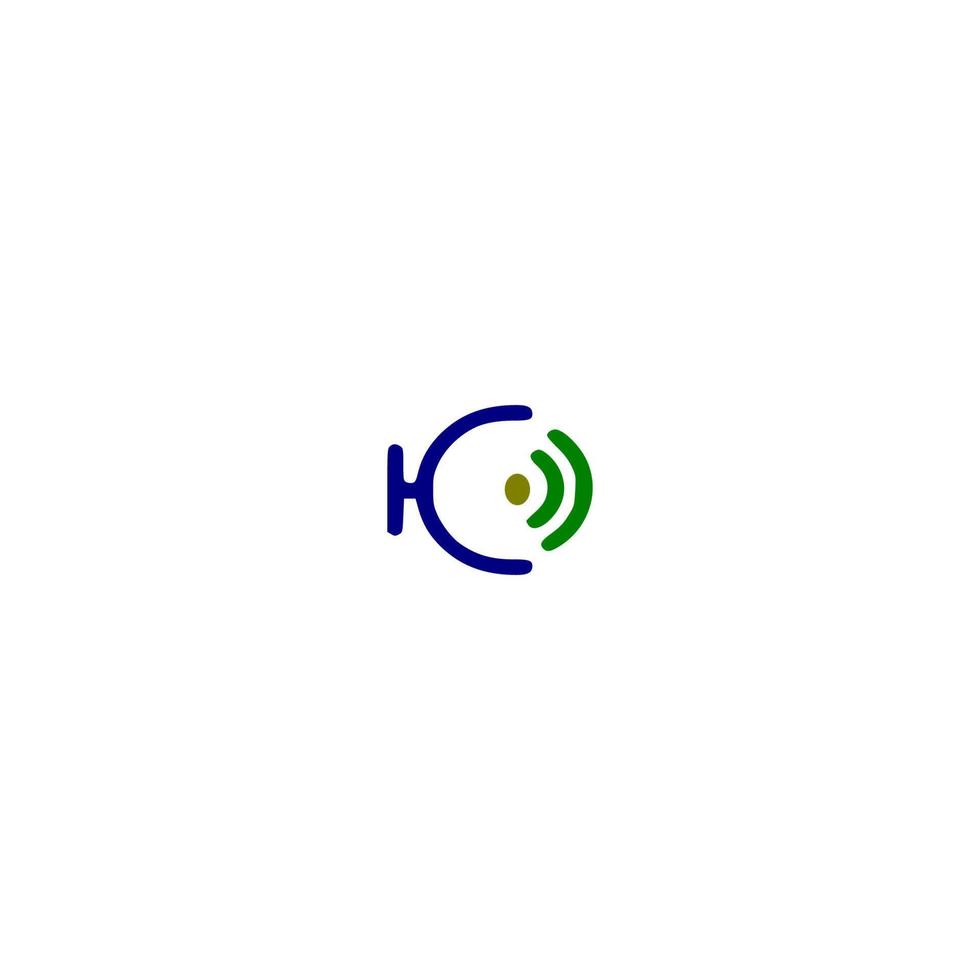 kabellos Signal Logo Vorlage Design. W-lan Logo, Radio Wellen Symbol Vektor. vektor