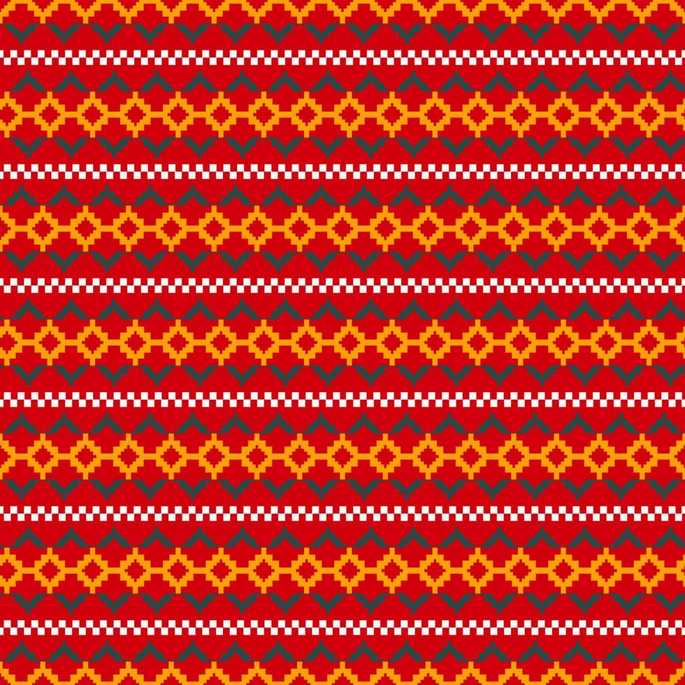 etnisk traditionell färgrik sticka mönster. aztec geometrisk form sömlös mönster bakgrund. etnisk stickning mönster använda sig av för tyg, textil, Hem dekoration element, klädsel, omslag. vektor