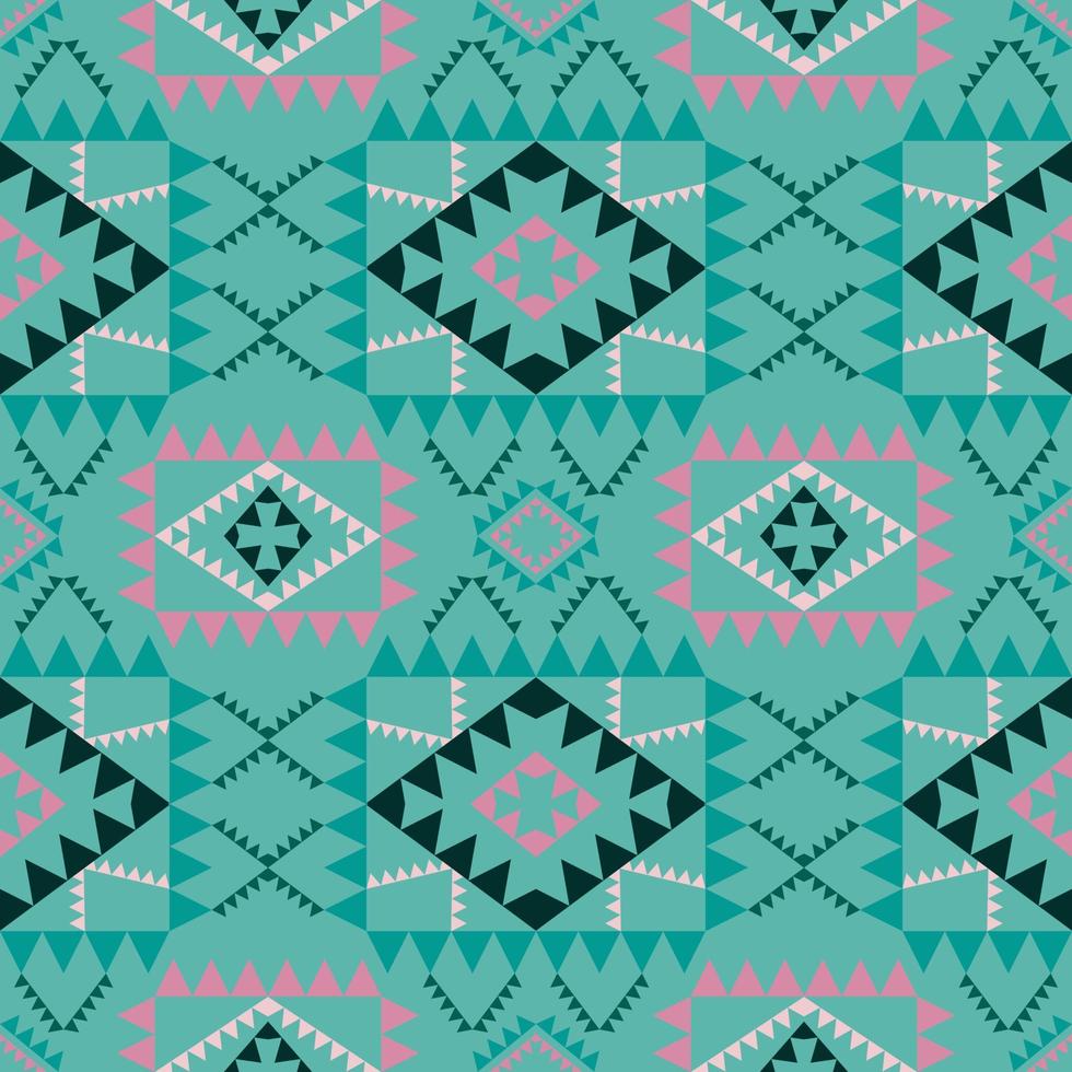 geometrisk etnisk mönster med fyrkant triangel diagonal abstrakt prydnad design för Kläder tyg textilier utskrift, hantverk, broderi, matta, ridå, batik, tapet omslag, vektor teckning