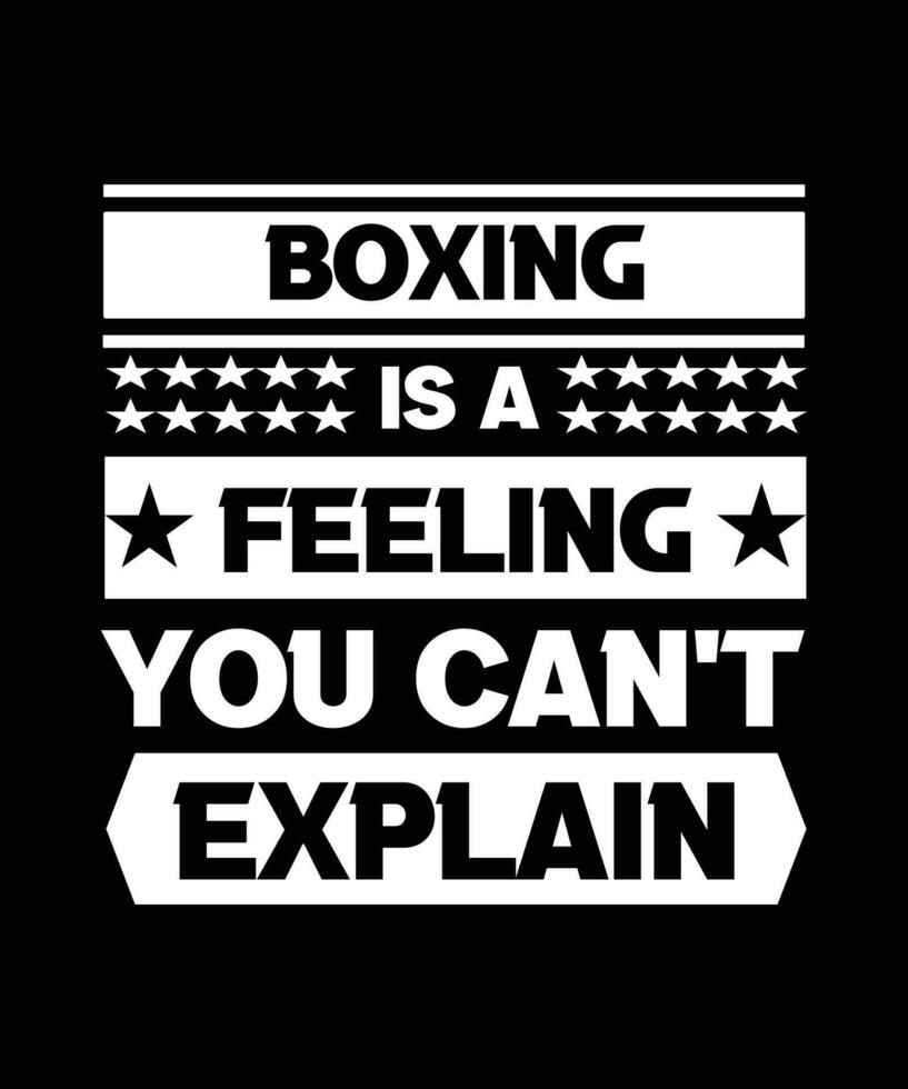 Boxen ist ein Gefühl Sie kippen erklären. vektor