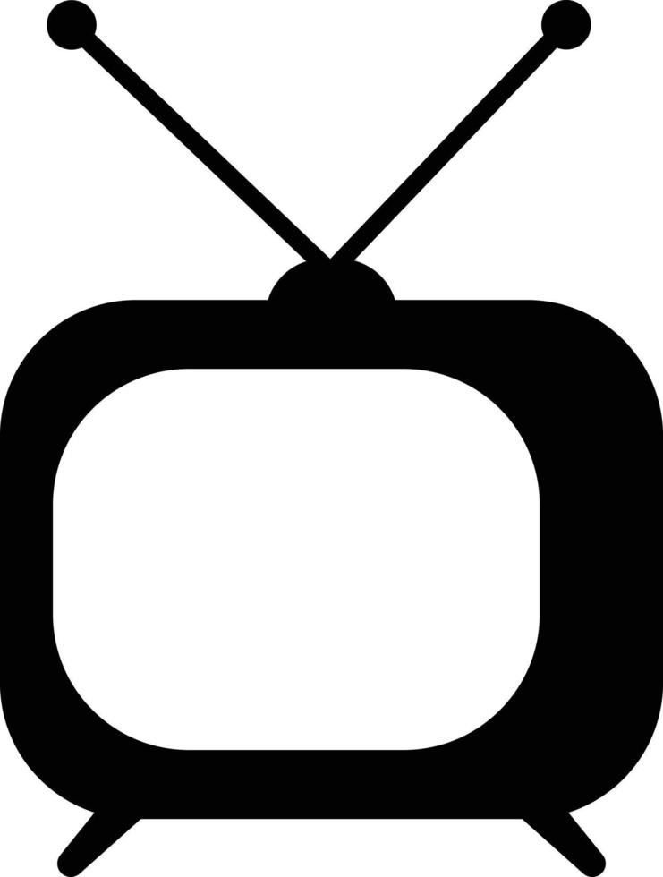 TV ikon vektor i trendig stil isolerat på vit bakgrund. tv symbol . klassisk TV