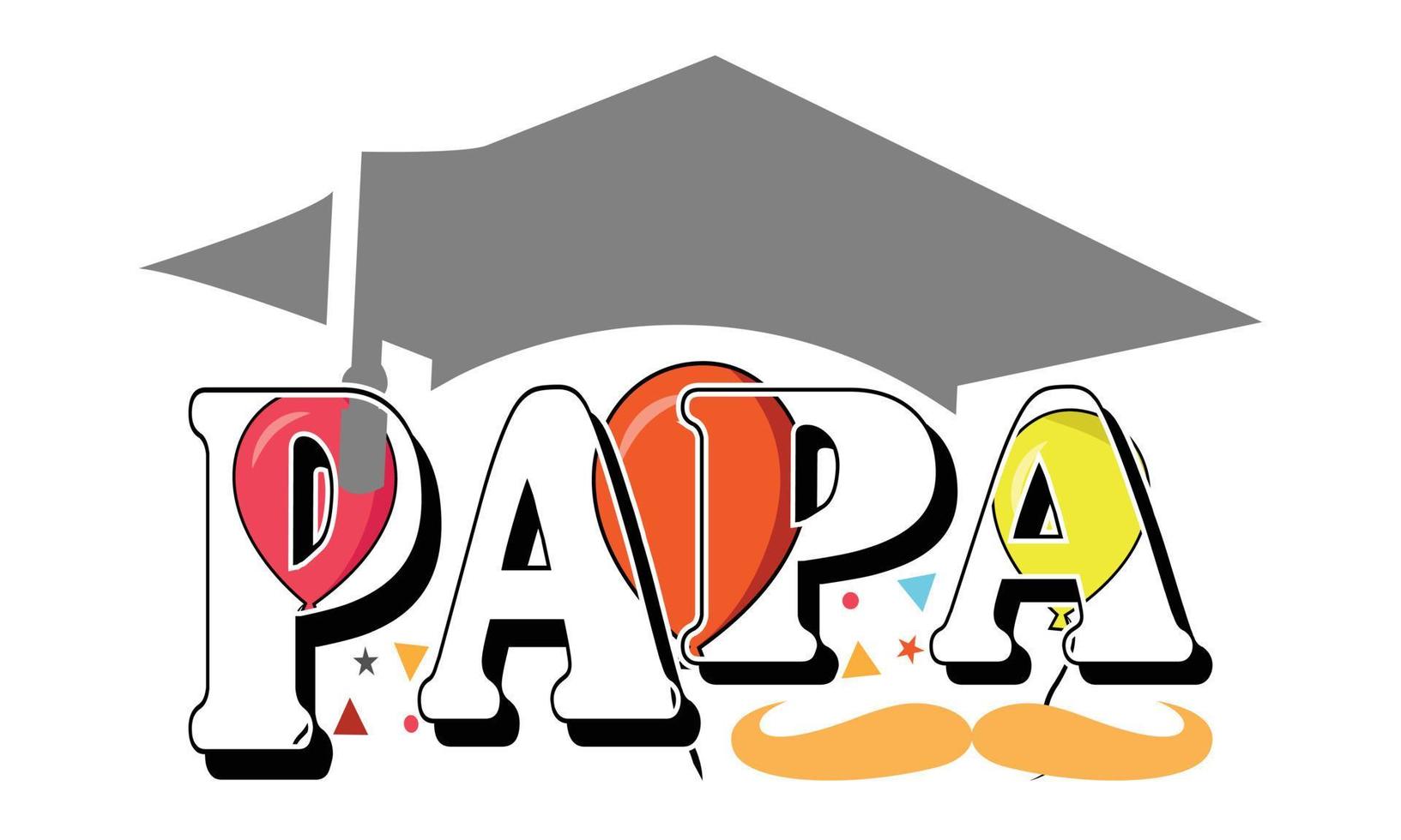 glücklich Vaters Tag, Super Papa, Papa, Beste Papa Typografie T-Shirt Design. Vaters Tag motivierend Typografie T-Shirt kreativ Kinder, vektor