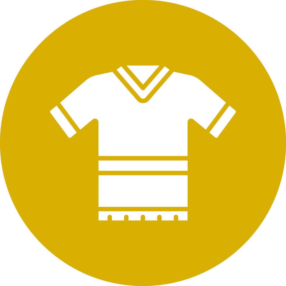 Rugby Hemd Vektor Symbol Stil