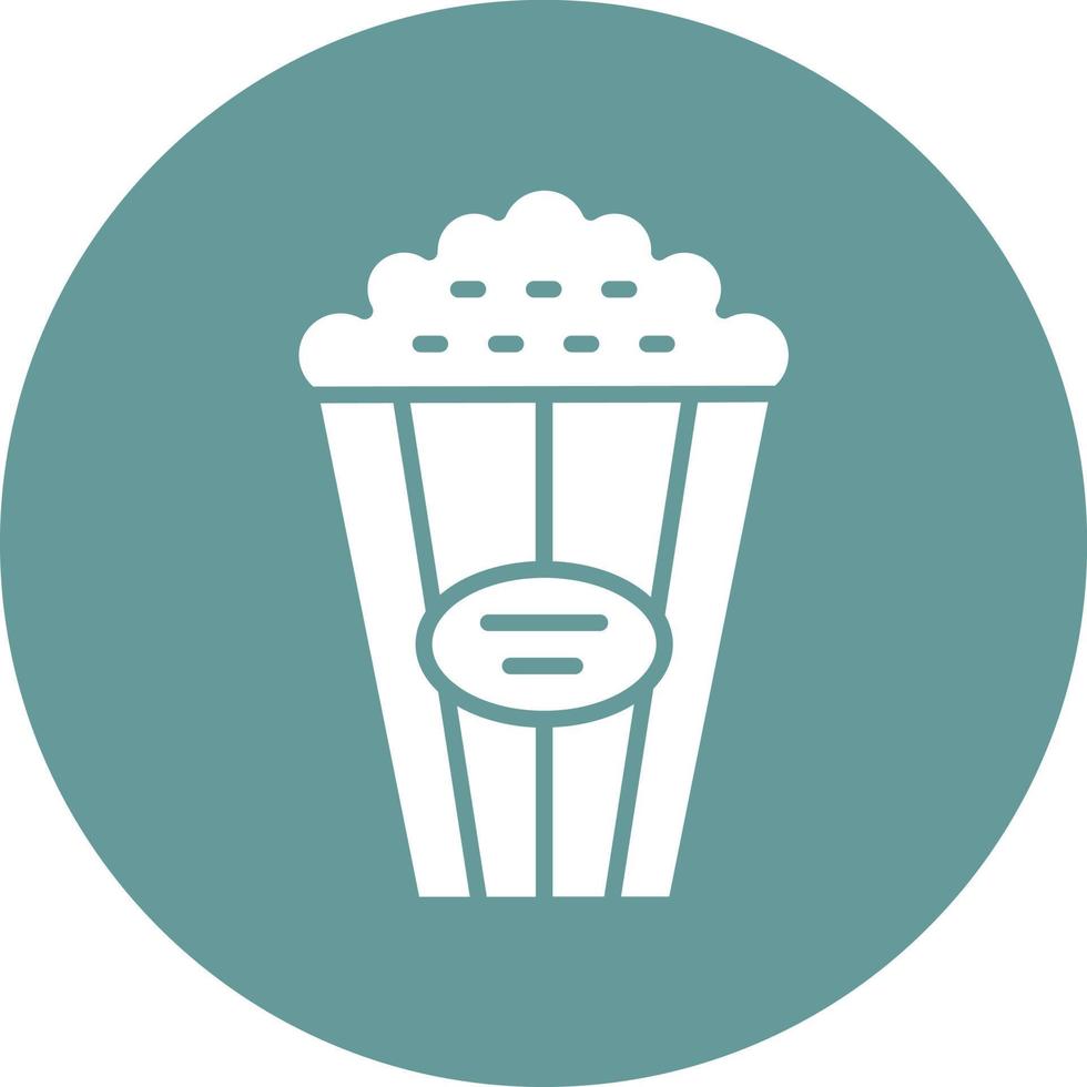 Popcorn Vektor Symbol Stil